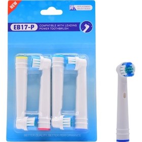 Resim Kyver Precision Clean Oral-B Uyumlu Diş Fırçası Yedek Başlığı 4’lü 