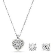 Resim Swarovski SWR5684383 Kalpli Kadın Kolye ve Küpe Seti 