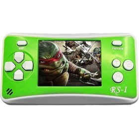 Resim Rs-1 Retro Portable Handheld Game Console, 2.5 İnch 8 Bits True Color Lcd, Built-in 152 Kinds Games Green 