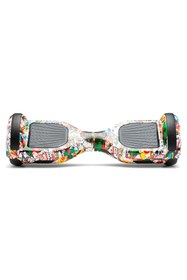 Resim CityMate Elektrikli Kaykay Hoverboard Bluetooth Hoparlörlü 6.5 Inch Grafiti Desenli Otomatik Akıllı Denge 