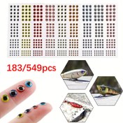 Resim 183/549 adet 3D 4D Balıkçılık Sallanan Göz Vida Seti, Çeşitli Plastik Balık Gözü, Beyaz, Kırmızı, Sarı, Mavi, DIY Balıkçılık Yemleri, Akarsular ve El Sanatları için 