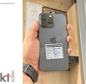 Resim Apple iPhone 15 Pro Max İkinci El YD | 256 GB | Siyah 