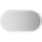 Resim Springsun Ev Ve Araç Kullanıma Uygun Güneş Gölgeleyici, Yüksek Kaliteli Çelik Makyaj Aynası, Aracı İçi Kırılmaz Geribakış Yardımcı Aynası Elips 