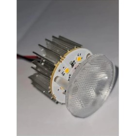 Resim Daders Home 50'li Paket Dekoratif Yuvarlak Tente Içi(Kasasız) LED Armatür 24V Beyaz Işık 6500K 