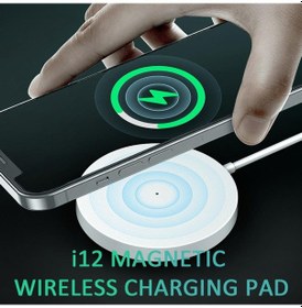 Resim İphone Uyumlu 12 13 14 Pro Max 12 13pro Qi Hızlı Şarj Cihazı İphone Uyumlu 12 Mini Usb C Adaptörü İçin 15w Manyetik Kablosuz Şarj Cihazı 