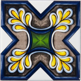 Resim Can Seramik 10*10 cm Cç-64 Kütahya Çini Karo ( 5'li 1 Paket ) 