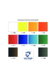 Resim Van Gogh Yağlı Boya 40ml Set 10 Renk Karışık Çok Renkli 