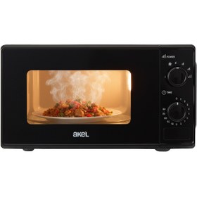 Resim Akel AMD160 20lt 700W Inverter Siyah Mikrodalga Fırın, 4 Kademeli Isı, Buz Çözdürme, 0-30 Dk Zaman Ayarlı 