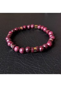 Resim Otantik Ud Ağacı Rahatlatma Etkili Bileklik Çok Renkli 