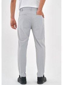 Resim Genie Man Yan Cep Beli Lastikli İnce Gri Jogger Pantolon Gri 