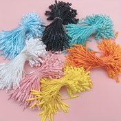 Resim 100 adet 8cm Mermi Başlı Asma Etiketler, Siyah İp ve Beyaz Plastik Toka ile - Hediye ve Kırtasiye için Premium Kalite Giysi Etiketi İpleri 