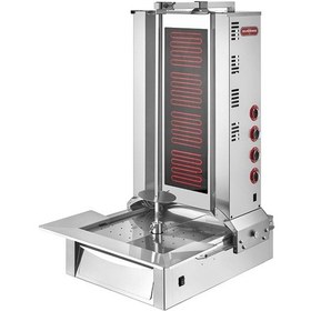 Resim Işıkgaz Ad-04 Alttan Motorlu Döner Ocağı, 4 Radyanlı, Elektrikli 