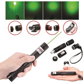 Resim Go İthalat Şarjlı Yeşil Lazer Yakıcı Pointer 15 Km Lazer 1000 Mv 