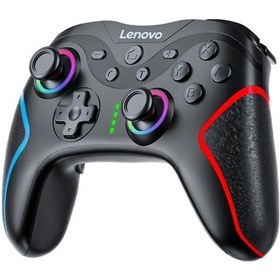 Resim Kablosuz Bluetooth 2.4g Oyun Kolu, Altı Eksenli Jiroskop, Yüksek Hassasiyetli Hall Kolu, Çok Platform Desteği, Siyah 2.4g Alıcı Yok 