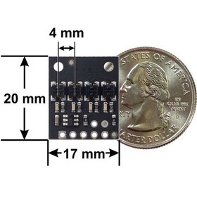 Resim Qtrx-Hd-04Rc 4'Lü Çizgi Algılama Sensörü (Sık Sensör Dizilimli) 