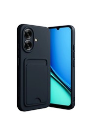 Resim AyrStore Realme Note 60 Kelvin Kartvizitli Silikon - Siyah 