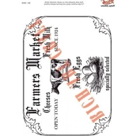 Resim Bucuks Mey Ithalat® Rich 1334 Vintage Kolay Transfer 23X33 cm 