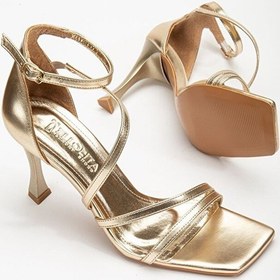 Resim Carmen Bantlı Lux Sandalet Altın 