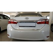 Resim Toyota Corolla Uyumlu Formlu Krom Bagaj Alt Çıtası Paslanmaz 2013 Üzeri N11.7149 