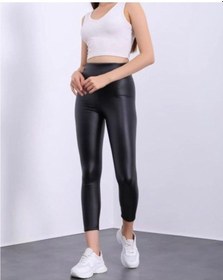 Resim Linacell Clup Deri Bel Toparlayıcı Yüksek Bel Tayt Içi Tüylüsiyahxl Siyah 