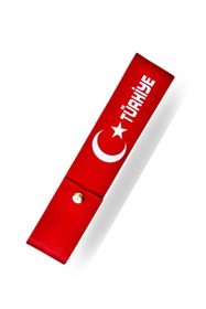 Resim TUSBA MARKET Türk Bayrak'lı Oto Torpido Üstü Peluş Halı / Torpido Üstü Kaydırmaz Ped / Oto Ayna Askısı / Çeki Ipi 
