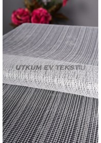 Resim Gümüş Simli Çelik Armür Tül Perde Akdz 970 