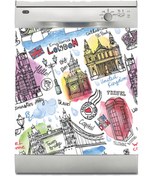 Resim Jasmin2020 Bulaşık Makinası Sticker Kaplama Londra 