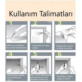 Resim Seria 1200 Siyah Çizilmez Cam Filmi 50 Cm X 10 Metre Dark Black B 