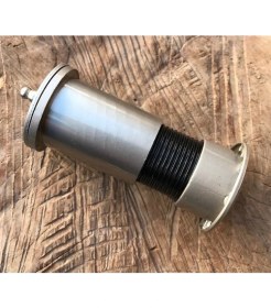 Resim Door Uzun Kapı Dürbünü Çelik Kapı Dürbünü 11CM 25MM Saten Renk 