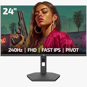 Resim GamePower Lunis L25 24'' 240Hz 0.5Ms Fast IPS FHD RGB Pivot Gaming Monitör 