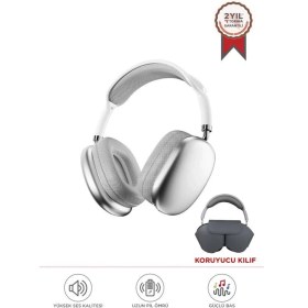 Resim Torima P9 Pro Max Beyaz Kablosuz 5.0 Mikrofonlu Sd Kart Girişli Aux Kablolu Bluetooth Kulaklık 