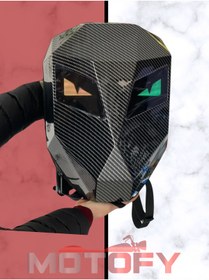 Resim MOTOFY BÜYÜK BOY VERSİYON LED EKRANLI TELEFON KONTROLLÜ MOTOSİKLETÇİ KARBON SIRT ÇANTASI 