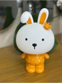 Resim Prozen Tavşan Dekoratif 3 Kademe Led Işıklı Çocuk Masa Gece Lambası 