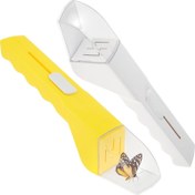 Resim 1 adet Hızlı Çıkarma ve Şeffaf Pencere ile Temassız Böcek Yakalayıcı - Gençler ve Yetişkinler için 27 cm Sap, Bahçeler, Parklar, Arka bahçeler, Park Gereksinimleri için Pil Ücretsiz Doğa Keşif Aracı | Hızlı Çıkarma Mekanizması | Hafif Tasarım, Uçan Böcek Tuzak 