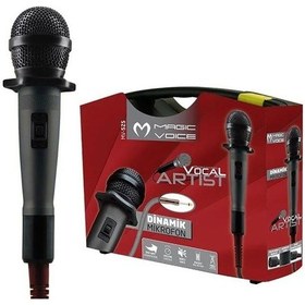 Resim Magicvoice Mv-525 Dinamik Profesyonel 4.5 Metre Kablolu El Mikrofonu - 180794 