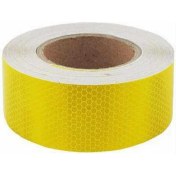 Resim 10 Cm X25Mt Fosfor Petekli Sarı 