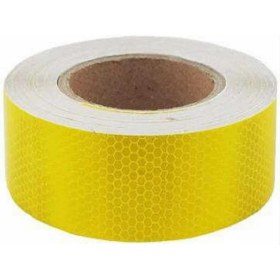 Resim 10 Cm X25Mt Fosfor Petekli Sarı 