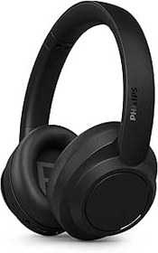 Resim PHILIPS H6509 Kulak üstü kablosuz kulaklıklar Gürültü Önleyici Pro Kulak üstü uyum, Doğal ses. Dinamik Bas, 70 saate kadar çalma süresi. Siyah (TAH6509BK/00) 