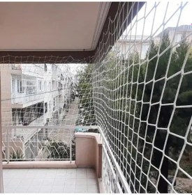 Resim Nzl File Ambalaj Güvenlik Ağı - 5 CM Gözenek - 6 MM İp - Güvenlik Filesi - İnşaat Filesi 