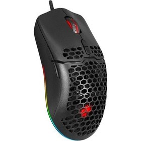 Resim GAMEBOOSTER m700 air-force rgb aydinlatmali ultra hafif profesyonel oyuncu mouse 