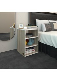 Resim Kenzlife Komodin Panpan Crd 60 39 39 Komidin Kitaplık Ayakkabılık Beyaz 