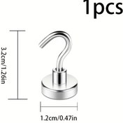Resim 1/5/10/20 Süper Güçlü 11.34 KG Manyetik Kancalar - Seyir Gemileri, Kamp, Barbeküler, Mutfaklar ve Garaj Duvarları için Mükemmel - Günlük Tarz Duvar Montajları. Ev Ofisi 