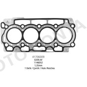 Resim OTO CONTA Silindir Kapak Contası 1.35mm 75.00mm 206 307 / C2 C3 / Fıesta Dv4td/ted 1.4 Hdı 1146051 0209.af 