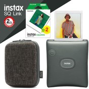 Resim Instax SQ Link Yeşil Ex D Akıllı Telefon Yazıcısı ve Hediye Seti 4 