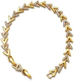 Resim Xuping Çavuş Tasarım Zirkon Taş Detaylı Gold Kaplama Kadın Bileklik Ayarlanabilir 17+2 cm 