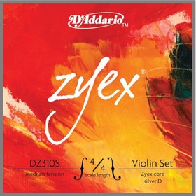 Resim D'Addario DZ310S Zyex 4/4 Keman Teli 