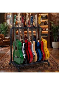 Resim Lastvoice Gtr-07 Profesyonel 7'li (Yedili) Gitar Standı Sehpası 