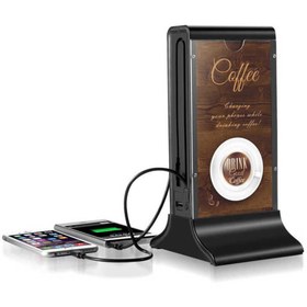 Resim Fogy 40.200 mAh Masaüstü Reklam Standlı Kafe Ve Restoran Tipi Type-C Çıkışlı Powerbank 