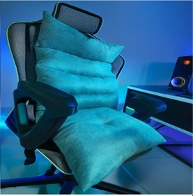 Resim Ozclife Mavi Renk Ortopedik Oyuncu Koltuğu Minderi 