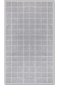 Resim Basıd Grıd Doğal Pamuklu 2'li Banyo Paspas & Halı Seti 60x100 50x60 Gri Gri 